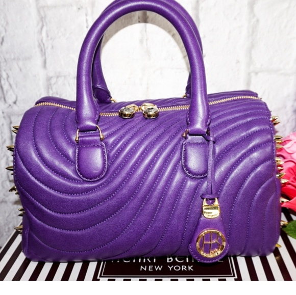 UNIQUE HENRI BENDEL No.7 Qulit STUDDED BAG - Picture 2 of 5